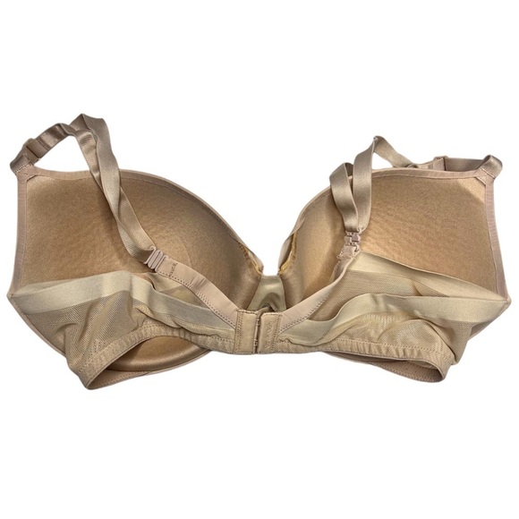 Calvin Klein Sculpted Lightly-Lined Convertible T-Shirt Demi Bra – Beige, 34D - Picture 4 of 9